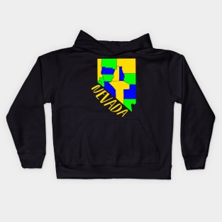 USA state: Nevada Kids Hoodie